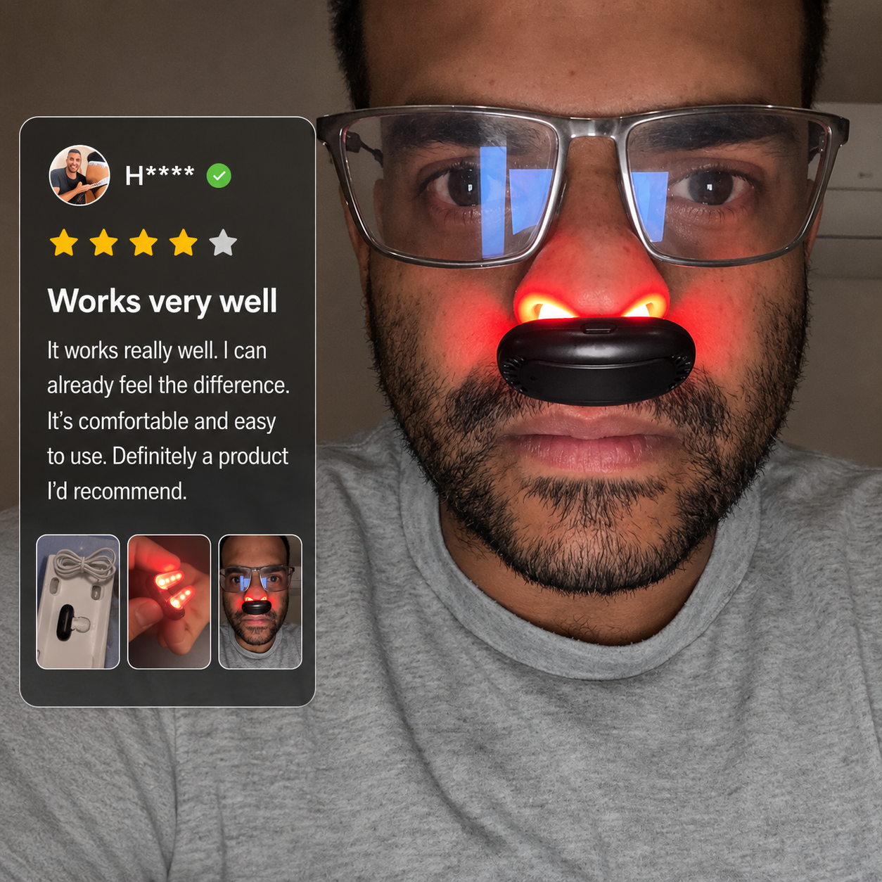 NASOGLOW - Nasal Red Light Therapy