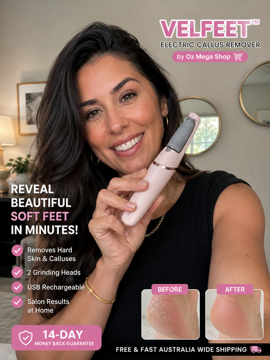 VelFeet - Leaves Feet Smooth, Soft & Sandal-Ready