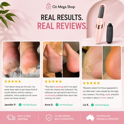 VelFeet - Leaves Feet Smooth, Soft & Sandal-Ready