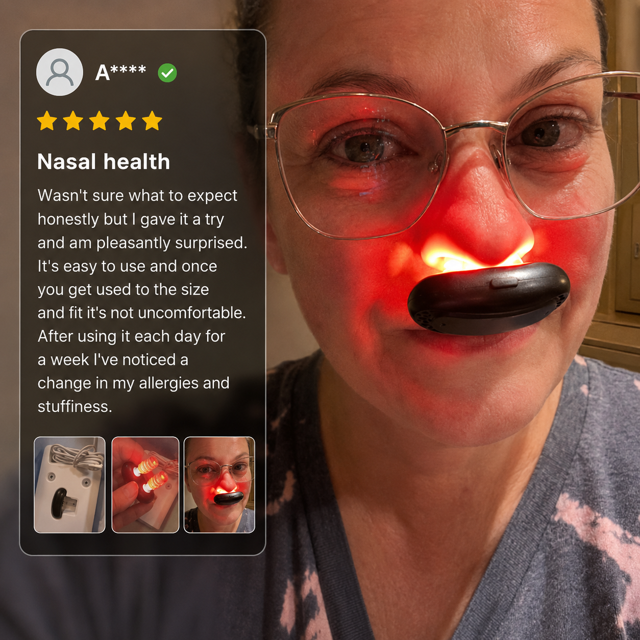 NASOGLOW - Nasal Red Light Therapy