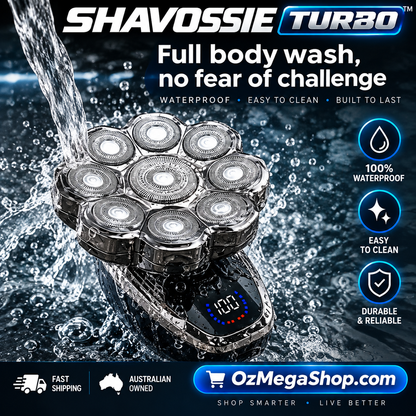 SHAVOSSIE TURBO - Pro Head & Body Shaver