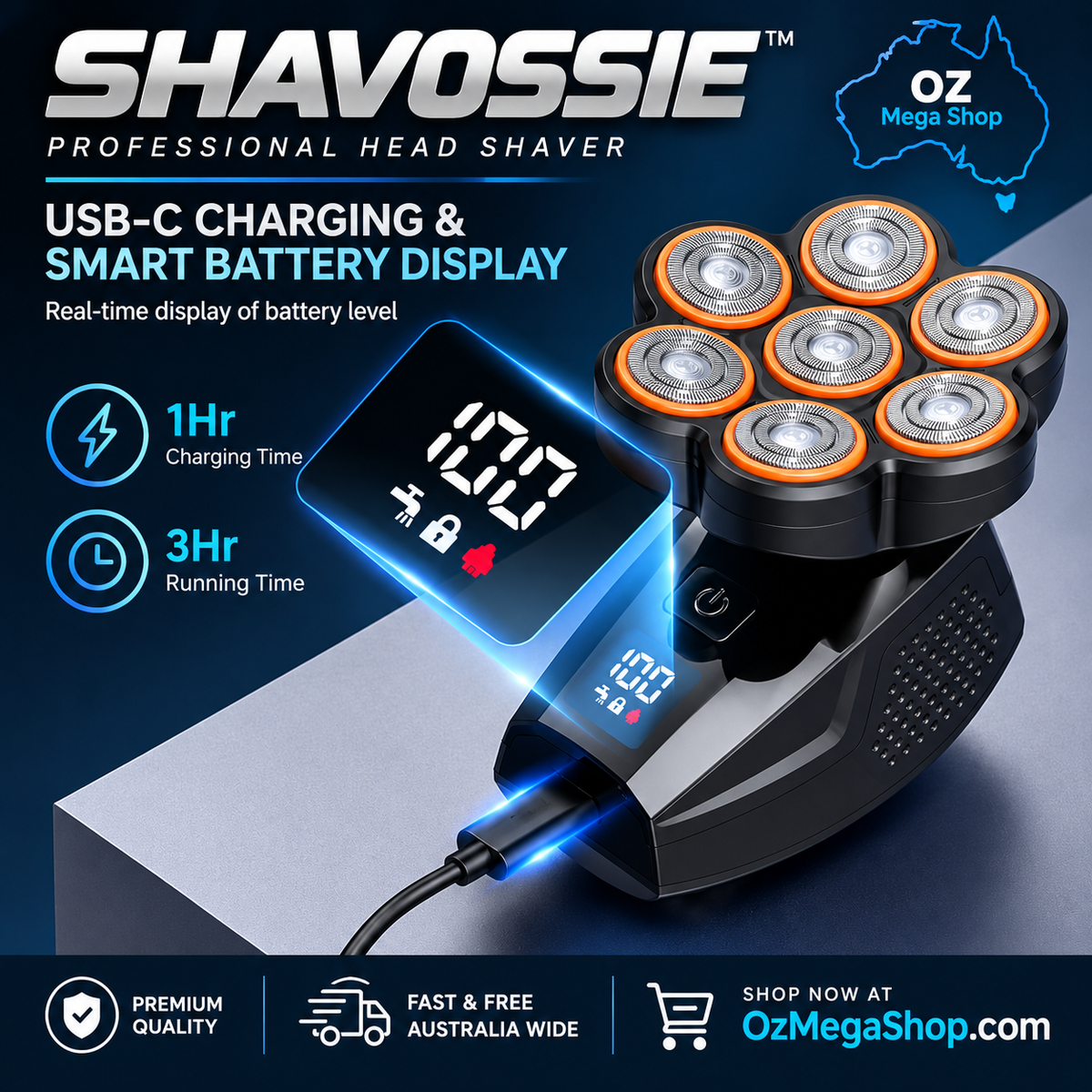 SHAVOSSIE - Head & Body Shaver