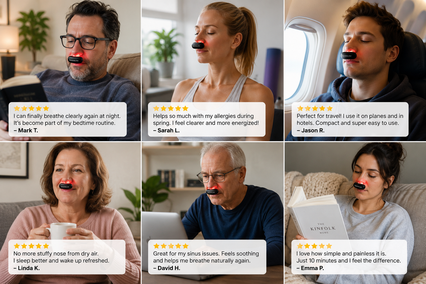 NASOGLOW - Nasal Red Light Therapy