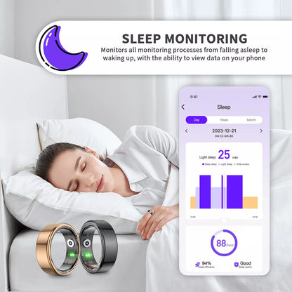 Smart Ring - Sleep and HR Tracker